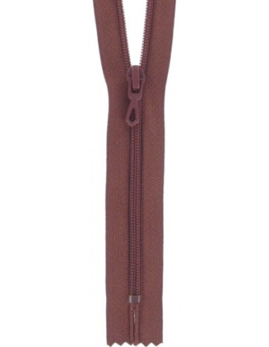Fermeture éclair nylon - Muscade