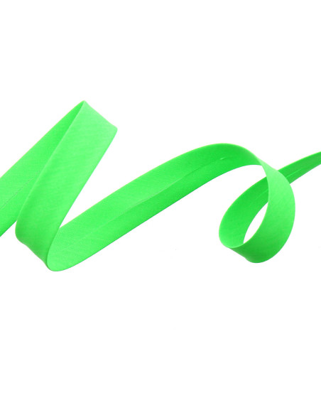 Biais tout textile - Vert fluo