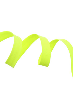 Biais tout textile - Jaune fluo