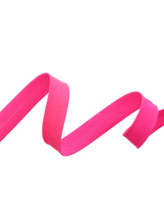 Biais tout textile - Rose fluo