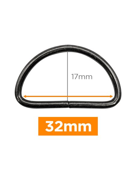 Anneau en D premium - Canon de fusil 32 mm 