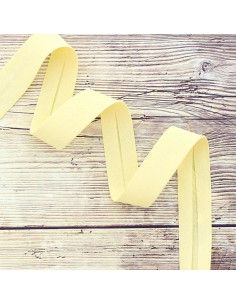 Biais coton bio - Jaune