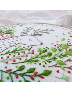 Kit broderie Tamar Nahir-Yanai - Christmas Deer 2