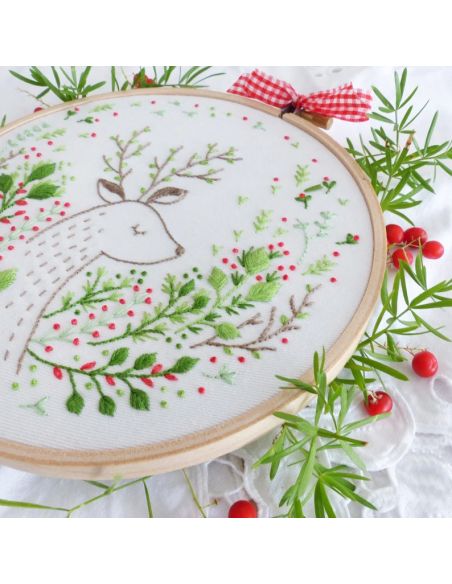 Kit broderie Tamar Nahir-Yanai - Christmas Deer