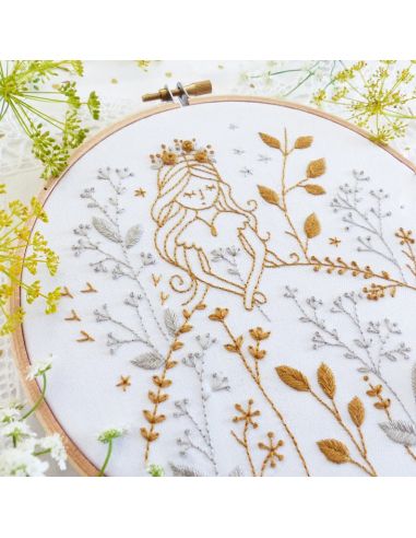 Kit broderie Tamar Nahir-Yanai - Gold and Gray Princess