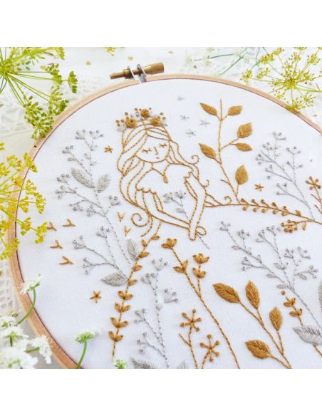 Kit broderie Tamar Nahir-Yanai - Gold and Gray Princess