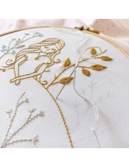 Kit broderie Tamar Nahir-Yanai - Gold and Gray Princess