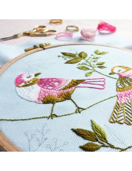 Kit broderie Tamar Nahir-Yanai - Lovebirds