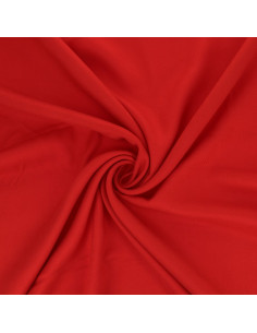 Tissu gabardine de viscose - Rouge