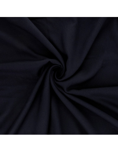 Tissu gabardine de viscose - Bleu marine
