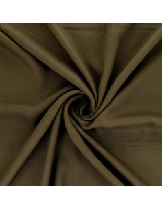 Tissu gabardine de viscose - Kaki