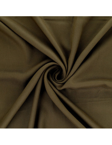 Tissu gabardine de viscose - Kaki