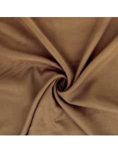 Tissu gabardine de viscose - Beige foncé