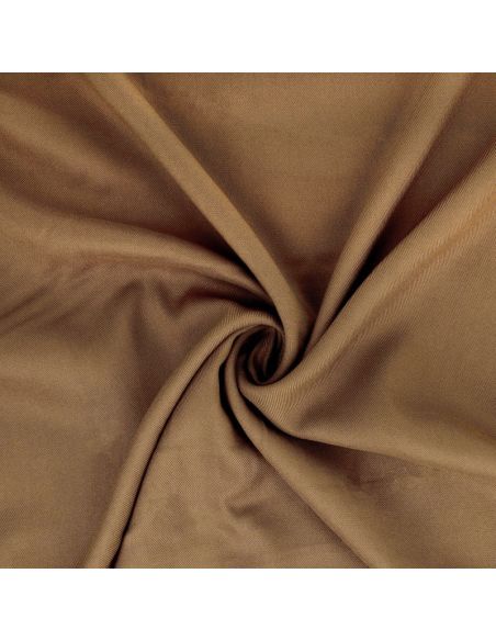 Tissu gabardine de viscose - Beige foncé