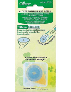 5 lames de rechange pour cutter Clover - 28 mm