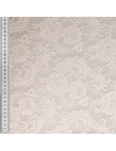 Tissu dentelle Natasha - Blanc 2