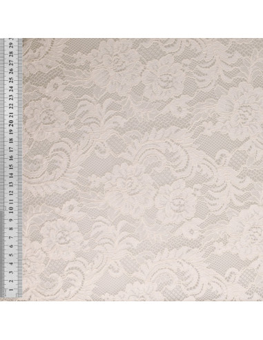 Tissu dentelle Natasha - Blanc