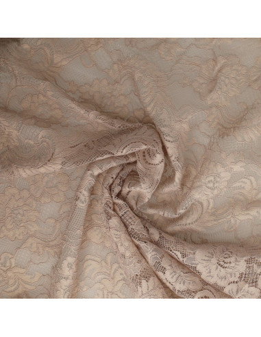 Tissu dentelle Natasha - Gris clair