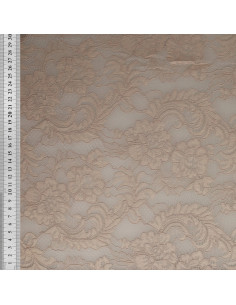 Tissu dentelle Natasha - Gris clair 2