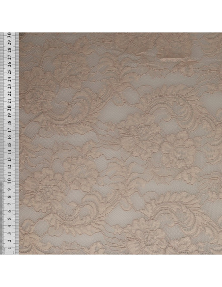 Tissu dentelle Natasha - Gris clair