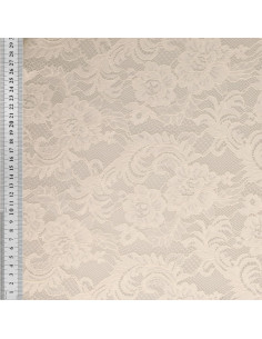 Tissu dentelle Natasha - Écru 2