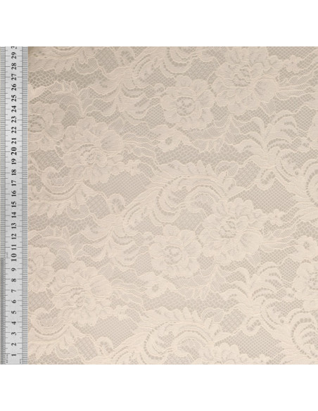 Tissu dentelle Natasha - Écru
