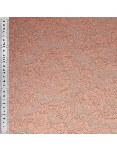 Tissu dentelle Natasha - Rose clair