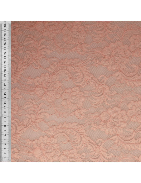 Tissu dentelle Natasha - Rose clair