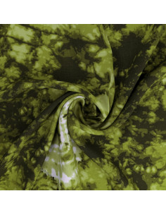 Tissu tie and dye - Vert
