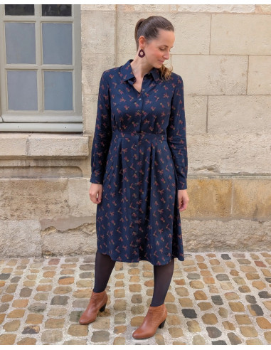 Patron de robe chemise Malonne - Anna Rose patterns