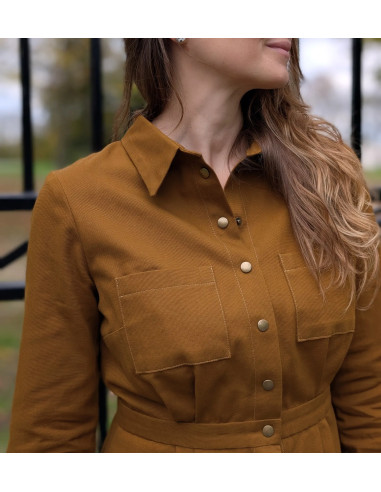 Patron de robe chemise Malonne - Anna Rose patterns