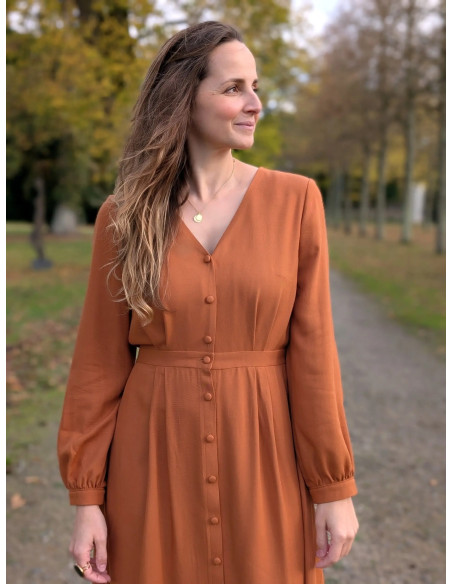 Patron de robe chemise Malonne - Anna Rose patterns