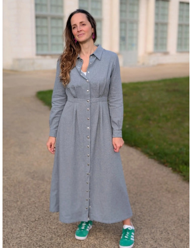 Patron de robe chemise Malonne - Anna Rose patterns