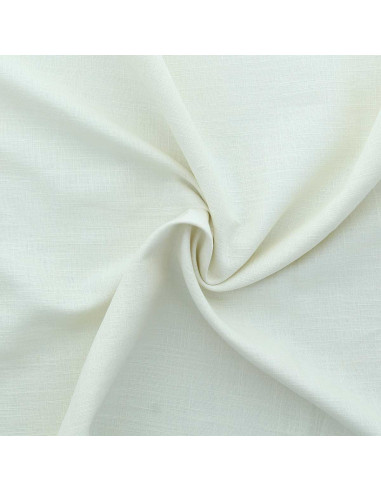 Tissu lin viscose - Écru