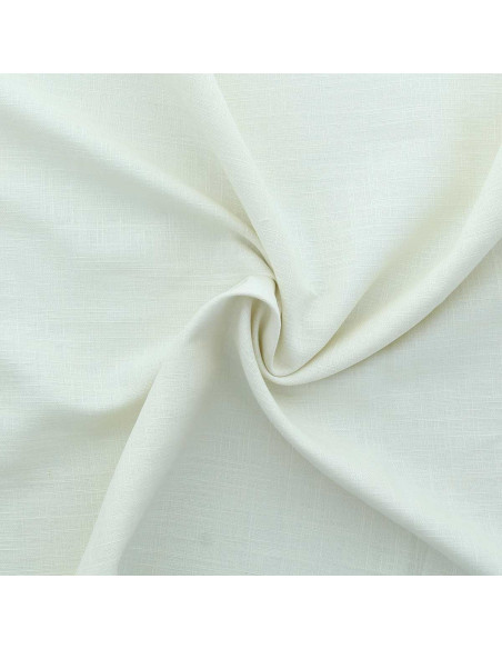 Tissu lin viscose - Écru