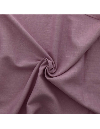 Tissu lin viscose - Rose