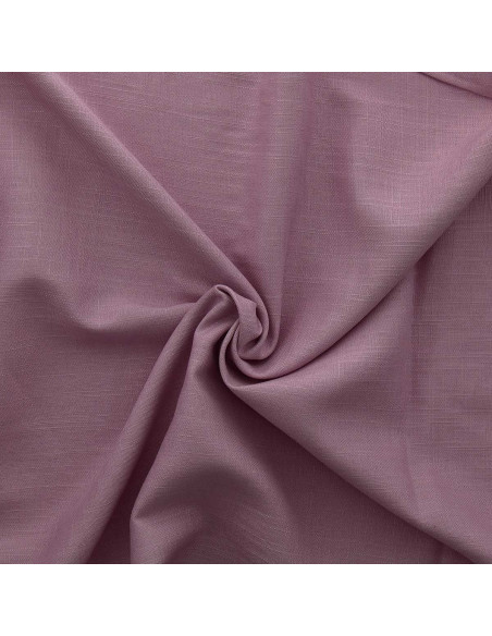 Tissu lin viscose - Rose