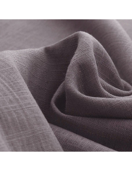 Tissu lin viscose - Gris