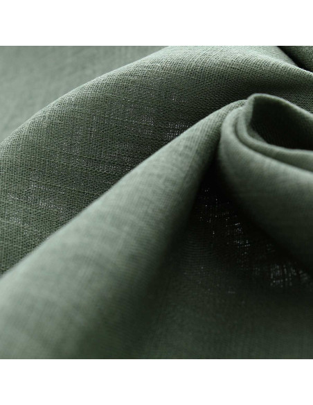 Tissu lin viscose - Vert