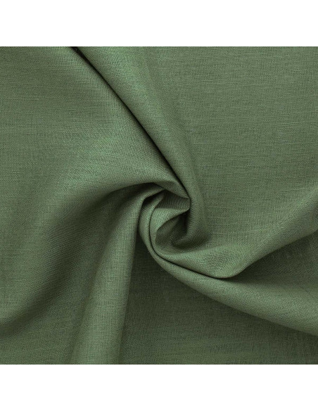 Tissu lin viscose - Vert