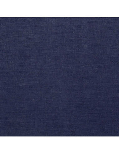 Tissu lin viscose - Bleu marine