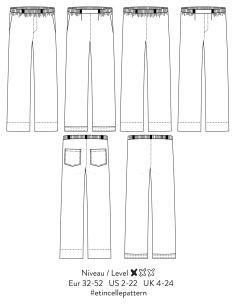 Patron de pantalon Étincelle - Atelier Scämmit 2