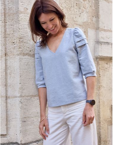 Patron de blouse Muse - Atelier Scämmit