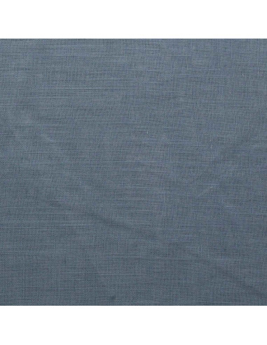 Tissu lin viscose - Bleu vintage foncé