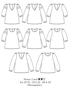 Patron de blouse Muse - Atelier Scämmit 2