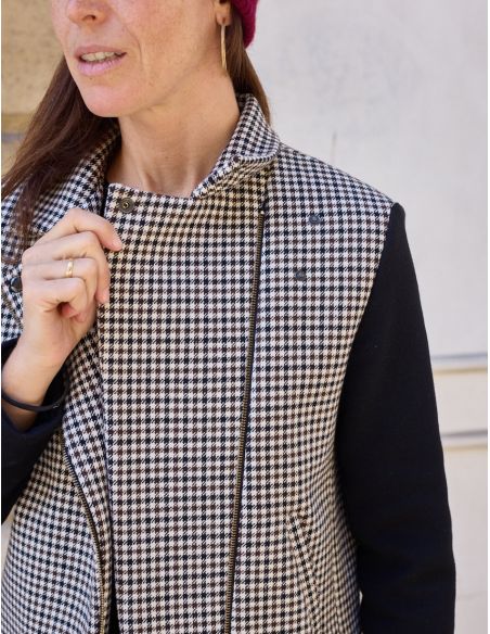 Patron de veste style perfecto Electra - Atelier Scämmit