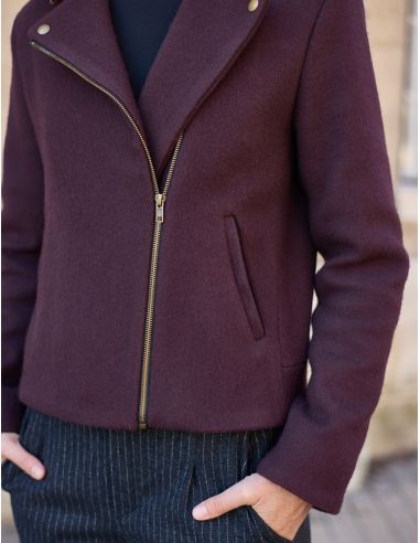Patron de veste style perfecto Electra - Atelier Scämmit