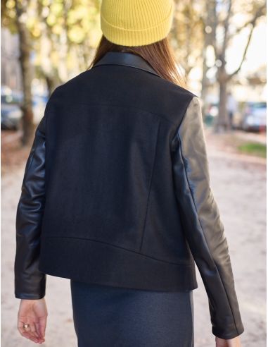 Patron de veste style perfecto Electra - Atelier Scämmit