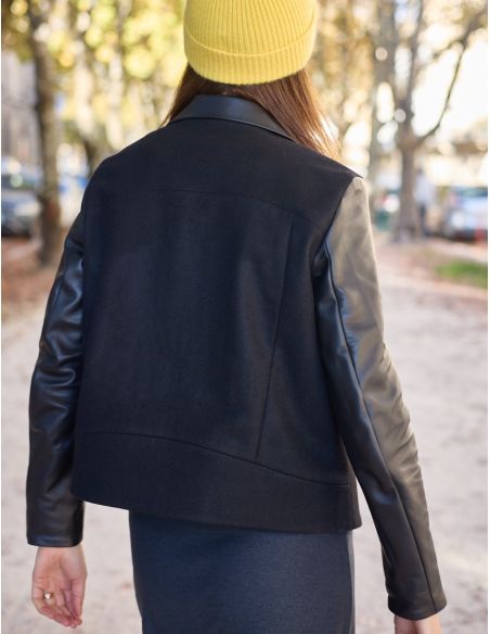 Patron de veste style perfecto Electra - Atelier Scämmit