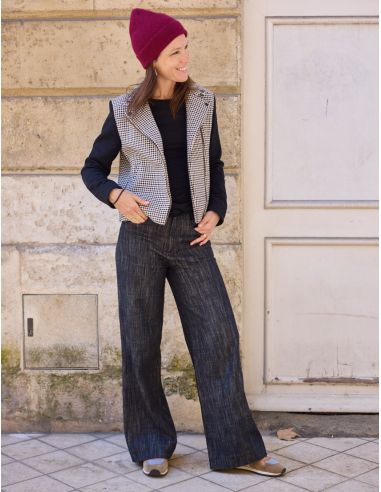Patron de veste style perfecto Electra - Atelier Scämmit